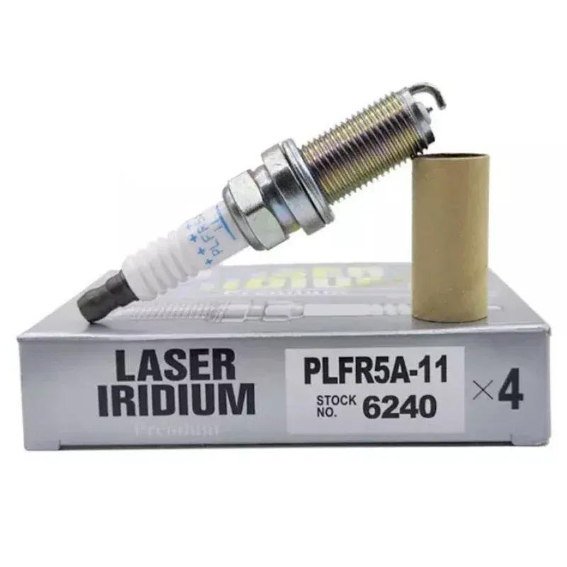 4/6 шт. 6240 PLFR5A-11 Иридиевая свеча зажигания для Peugeot 406 407 Nissan X-trail Almera QR20DE VQ35DE Citroen C5 C6 Infiniti Renault 4PCS