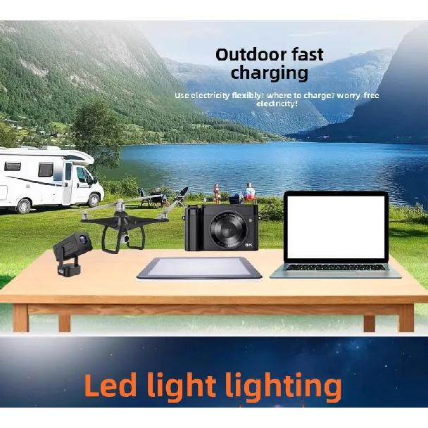 New 400W Portable Power Station 220V 192Wh Power Bank LiFePO4 for Solar Generator Outdoor Energy Camping RV Backup Power Bank