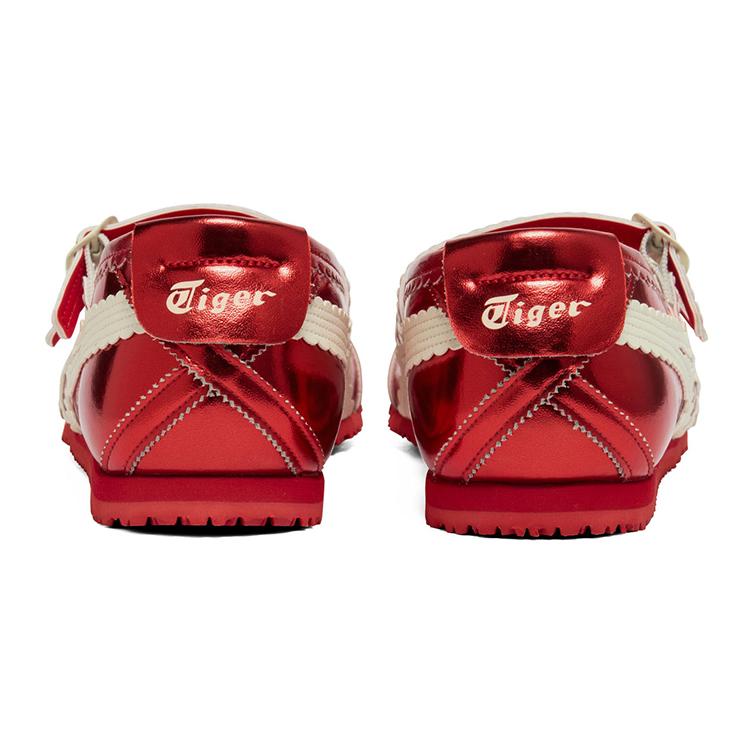 ONITSUKA TIGER MEXICO 66 Flat Mary Jane Shoes Women's Red 1182A708-700