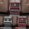For BMW 5 Series F10 F18 2011-2017 Accessories Carbon Fiber Interior Car Rear Exhaust Vent Decoration Frame Trim Cover Stickers