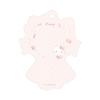 Tees Factory Sanrio Kuromi Characters Layered Scrunchie, Approx. 110mm Diameter x 40mm Depth, SR-5537830KU