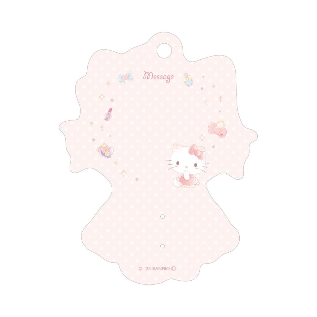 Tees Factory Sanrio Kuromi Characters Layered Scrunchie, Approx. 110mm Diameter x 40mm Depth, SR-5537830KU