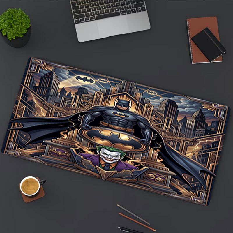 Batman Print Mouse Pad, for Keyboard Pad Laptop PC Mat for Office Home Use, Desk Decor, Perfect Birthday Gift for Gamers