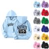 Kinder Kapuzenpullover mit Langarm und Aufdruck, Lässiger Bequemer Pullover für Jungen Mädchen Alltagsbekleidung