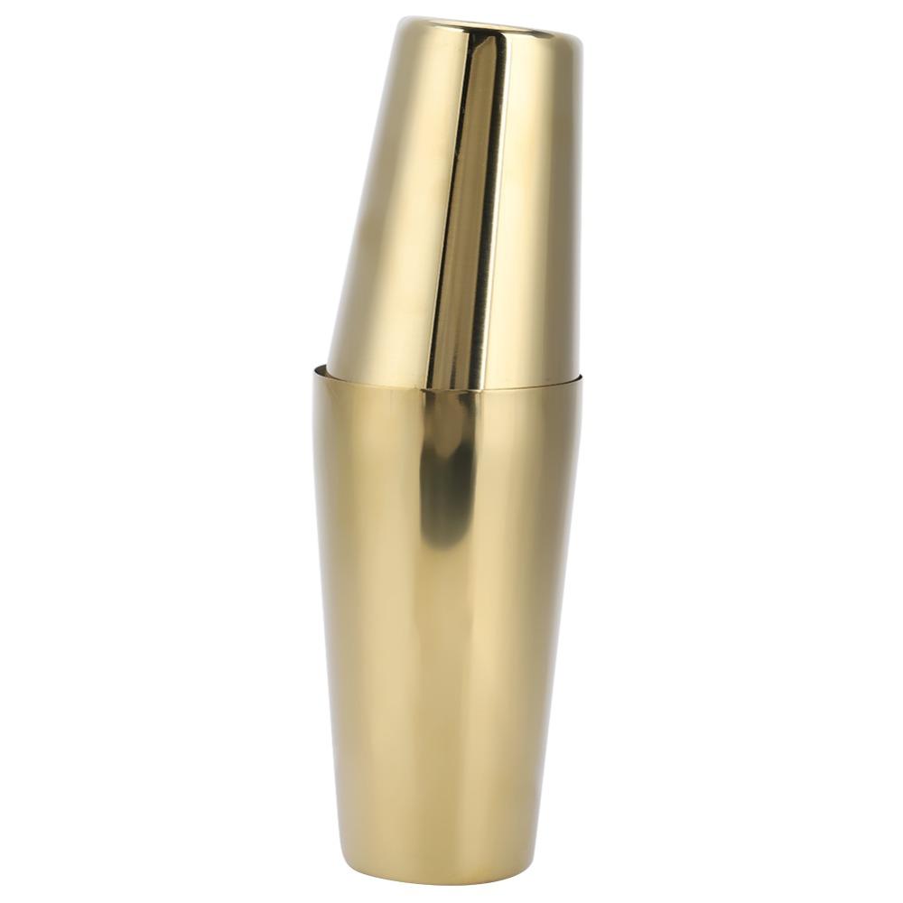 2 Piece Simple Design Cocktail Shaker Set 304 Stainless Steel Stainless Steel Shaker  Mixing Drinks