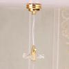 Mini Dollhouse Colored Glass Lamp 1:12 Home Table Lamp Model Lighting Model  Doll House Accessories