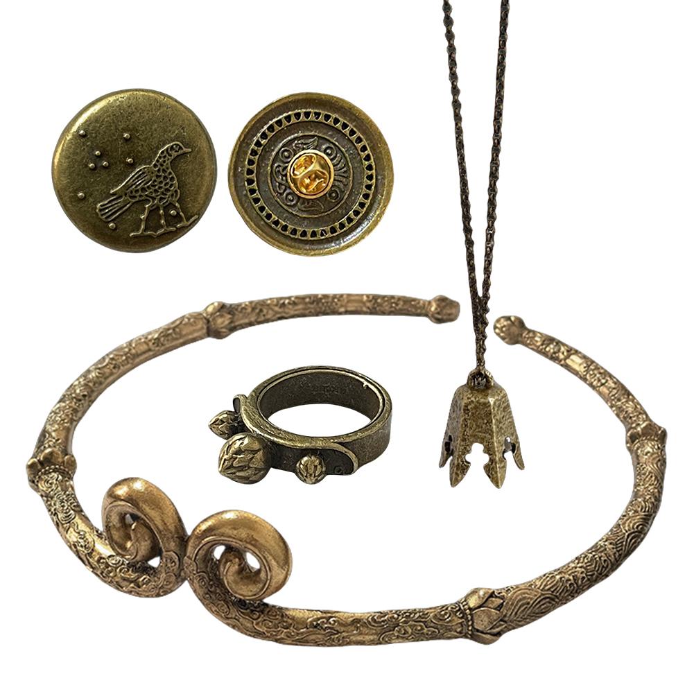 Black Myth: Wukong Game Periphery Monkey Sun Golden Hoop Handmade Necklace Ring Badge Sun Wukong Buddhist Tightening Spell