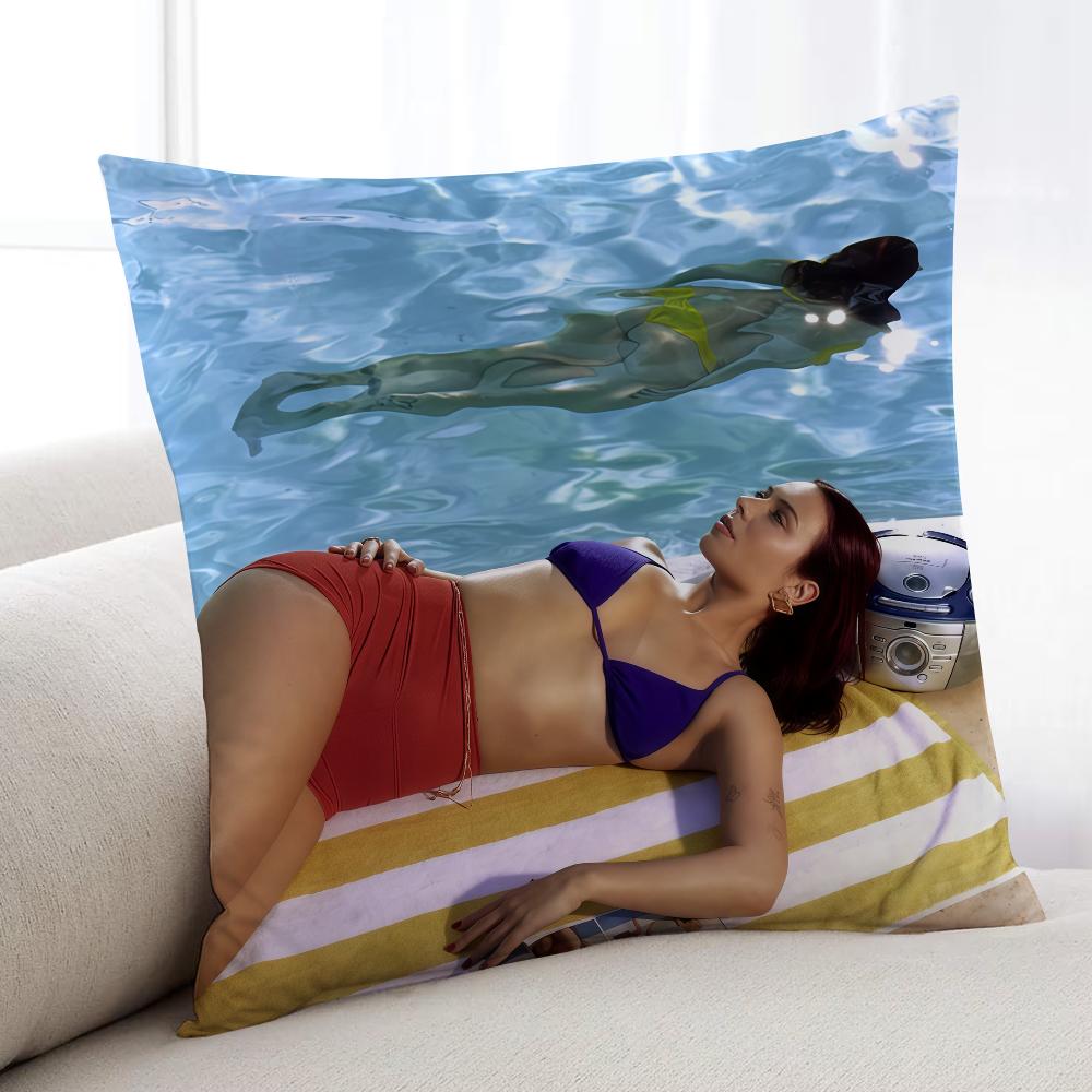 

Singer R-Rose Gray Louder Please cushion cover Home Bedding Sofa living Room pillowcase Simple Soft Skin Cushion Cover 12x12Inch