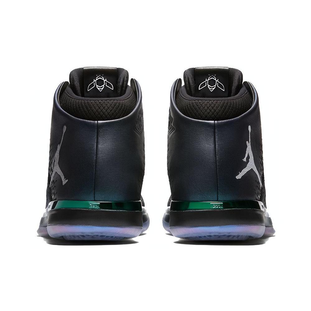 Jordan Air Jordan 31 Slip Resistant Abrasion Resistant Mid top Patchwork Performance Basketball Shoes Teenagers 848629-004