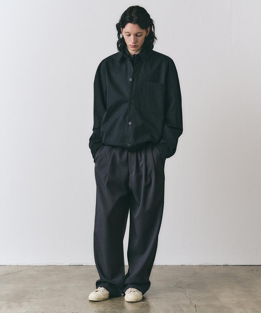 EZIO Wave Wide Banding Pants_Charcoal