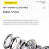Produs nou Căști fără fir Bluetooth Numărul TWS Afișează glisorul Numărul Smart Touch Afișează Muzica Căști fără fir