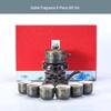 Home Tea Set: Anti-Scald Teapot, Ceramic Gongfu Cups, Stone Mill Semi-Automatic Brewer