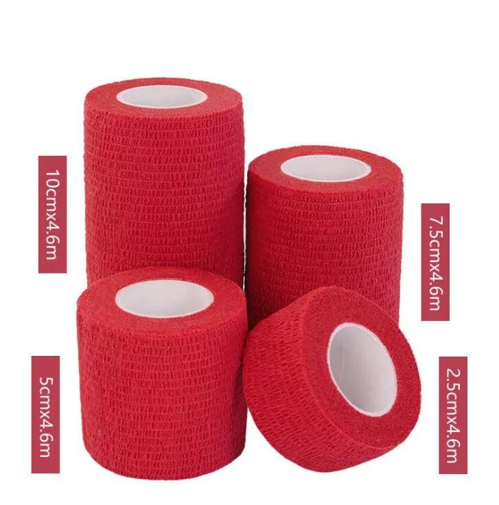 1PC Self-adhesive Elastic Bandage Elastoplast Sports Wrap Tape Sports Protector For Knee Finger Ankle Palm First Aid Kit