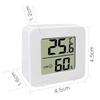 Mini LCD Digital Thermometer Hygrometer Indoor Room Temperature Humidity Meter Sensor Gauge Weather Station Home Baby Room Desk