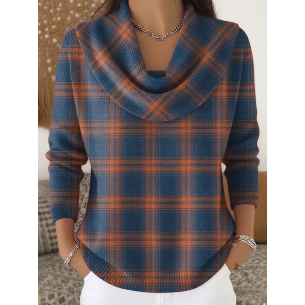 Damen Pullover Herbst Winter Mode Lässig Europäischer Amerikanischer Stil Warm Gemütlich Strick Oberteil