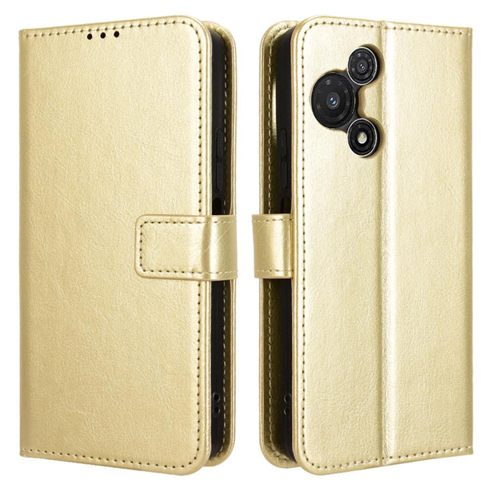 

For TCL 60R 5G/TCL 60 5G Case Crazy Horse Texture PU Leather Phone Wallet Cover C