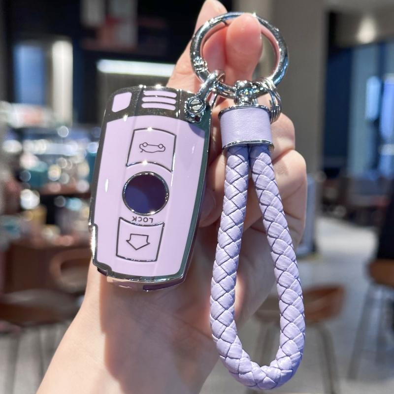 Husă TPU pentru chei cu șnur pentru breloc pentru BMW E90 E60 E70 E87 3 5 6 Seria M3 M5 X1 X5 X6 Z4 E71 E72 E88 E89 E91 E92 Accesorii