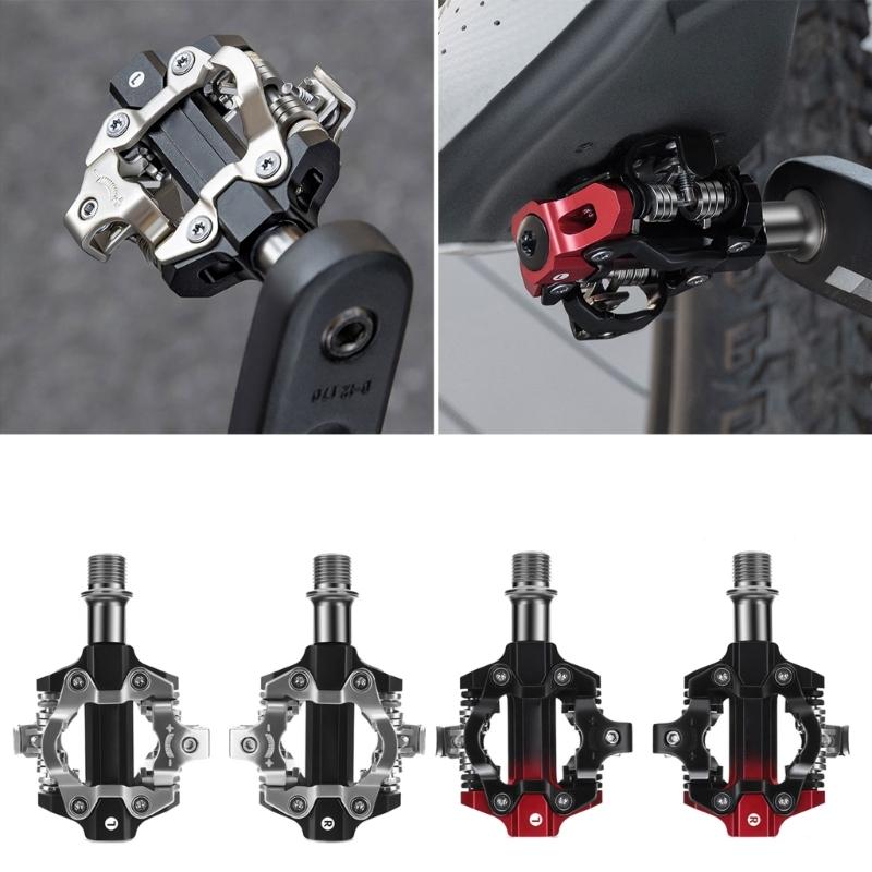 Premium Mountain Bike Pedals Smooth Design High Performances Cycling Pedals Set Corrosions Resistant for Alls Terrains