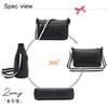 HEALTIM Women's Lightweight Crossbody Shoulder Bag, Genuine Leather with Adjustable Strap and Tassel, Perfect for Commuting, School, and