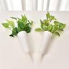 Plastic Garden Floral Stake Container For Burial Sites Windproof Design Simple Installation Maintain Floral Presentation