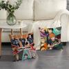 H-H-Haikyuu Anime Volleyball Pillowcase Toon Gift Cushion Cover Bedroom Home Sofa Chair Seat Decor Pillow Case