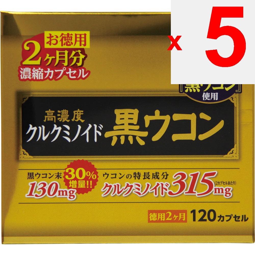 Wellness Life Sciences Domestic High-Concentration Black Turmeric Capsules 120 Capsules Liver Strengthening Turmeric