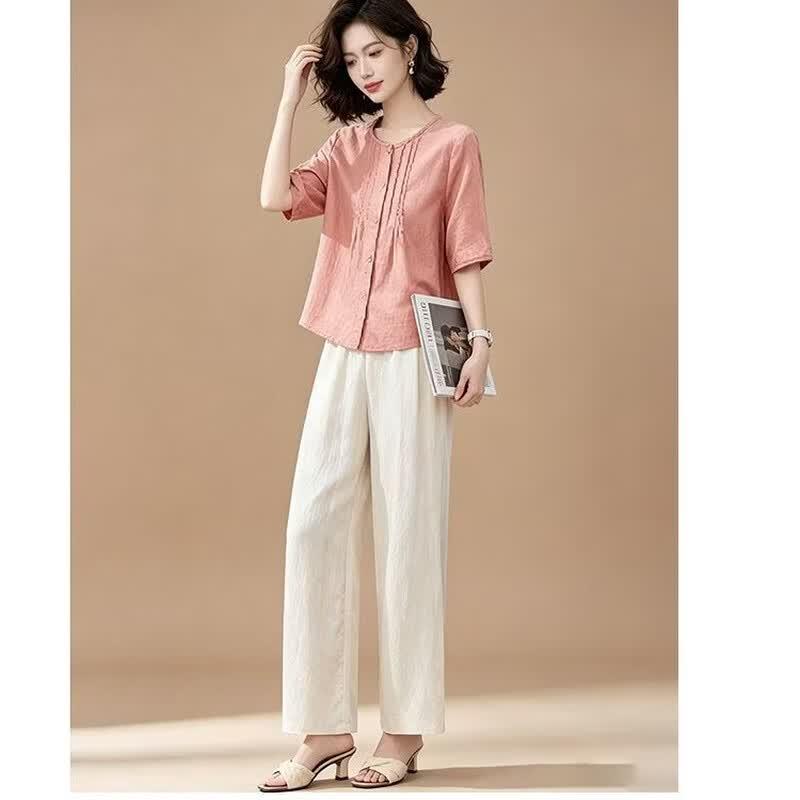 EST+II Women's Relaxed Fit Summer Two-Piece Set