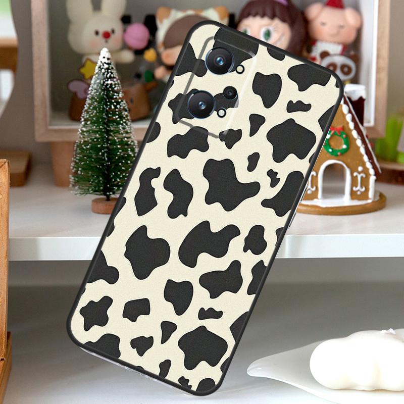Leopard Print Pattern Cow For OPPO Realme C55 C35 C33 C31 C30 C25 C21Y C11 GT Neo 5 3T 2T Realme 10 9 11 Pro Plus Case