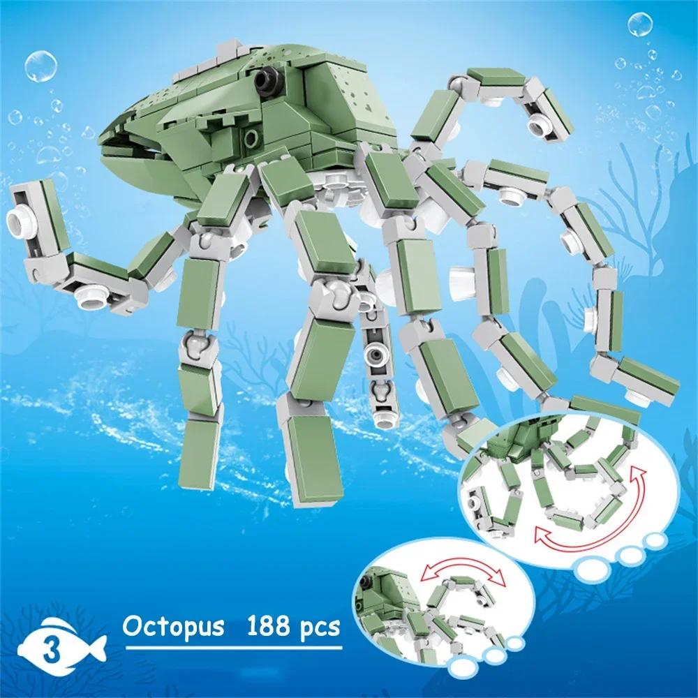 Dragonfl Insects Mini Building Blocks Kit - STEM Educational Ocean Animal Toy for Kids Enhance Creativity & Marine Life Learning