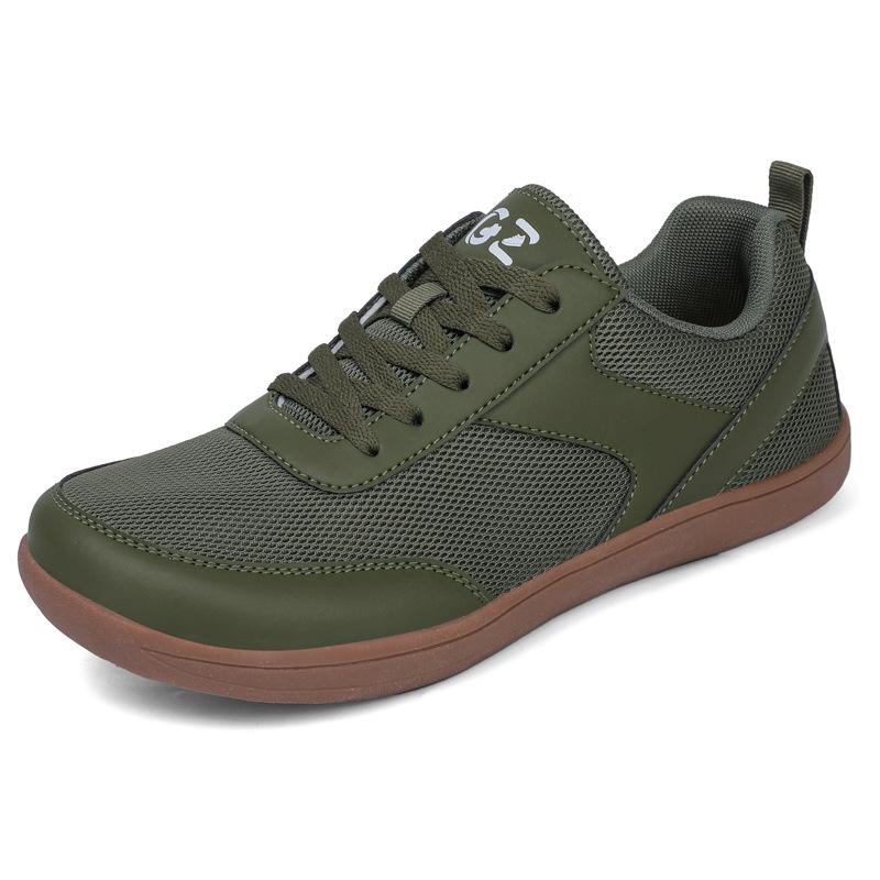Mens Women Wide Toe Barefoot Shoes Mesh Breathable Walking Shoes Fashion Soft Comfortable Casual Shoes Non-Slip Outdoors Sneaker