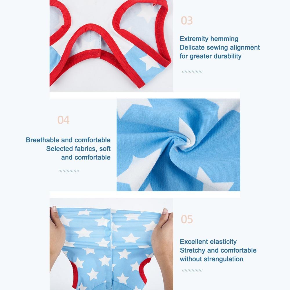 Easy Wear Pet Recovery Suit High Elastic Pet Neutering Suit Pet Weaning Clothes  Weaning Use
