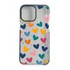 Fashion ins wind tpu transparent mobile phone case apple 16promax color love iphone17 soft case protective case