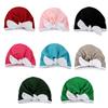 Newborn  Cap Cute Rabbit Ears Bowknot Cotton Beanie Hat Cap