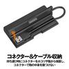 Buffalo USB Hub Compatible with and USB Slim 4 Cable Easy to Made in Ideal for Remote Working from and Business Trips (BSH4U135U3BK) PS4, PS5,