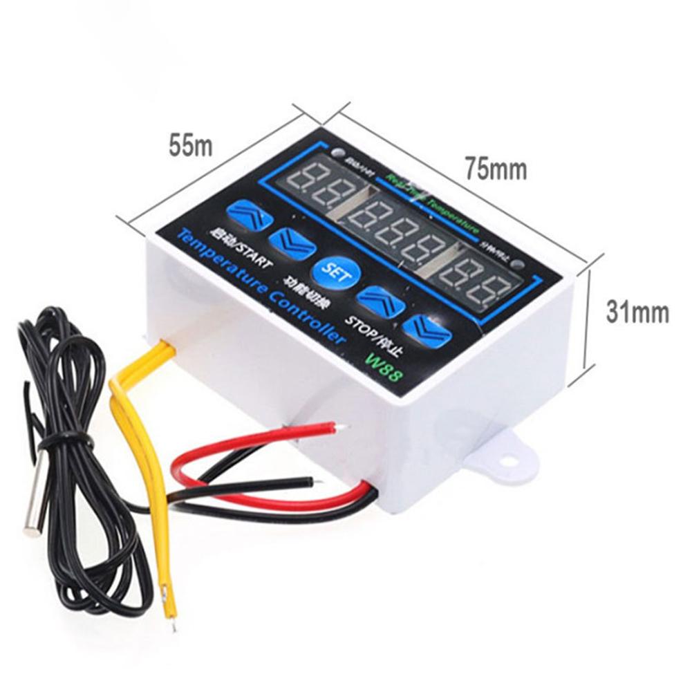 XH-W1411 Temperature Controller LED Digital Thermostat Switch 12V/220V 10A Smart Temperature Regulator with Waterproof Probe