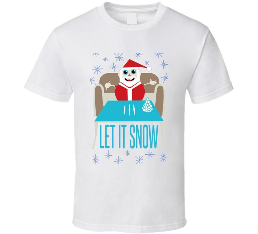 

Walmart Let It Snow Snowman Ugly Sweater Parody Christmas Party T Shirt 4XL