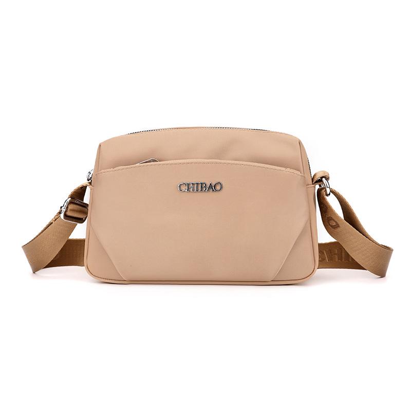 Sac bandoulière léger imperméable en nylon pour femme Chibao - Design décontracté, polyvalent et simple