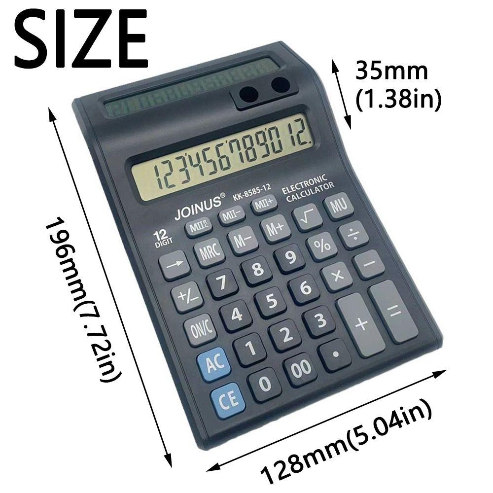 Stationery Mechanical Calculator Large Screen Display Finance Calculator  Student Use