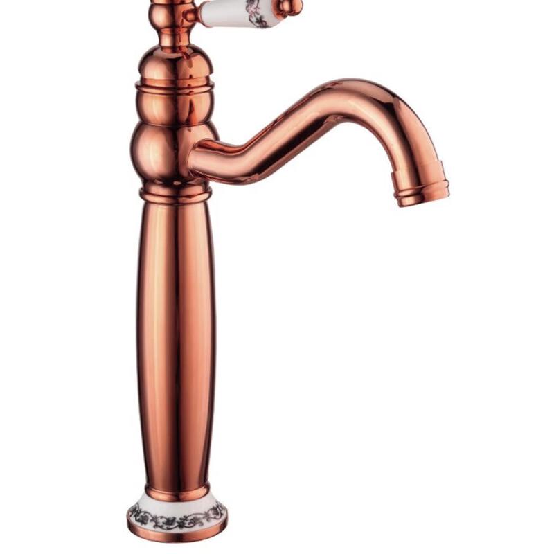 MDNG Rose Gold Antique Bathroom Faucet