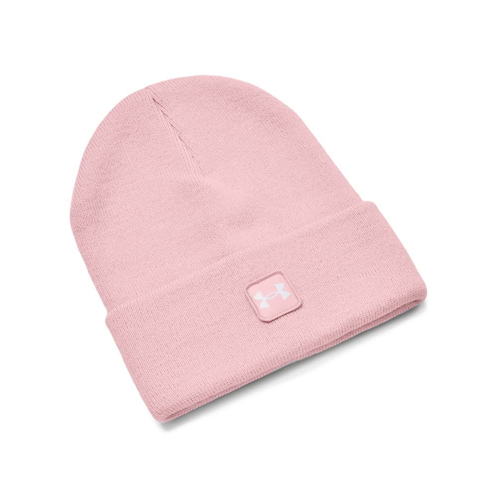 Under Armor Half Time Cuff Prime One Size Men's Beanie, (647) Pink/White,