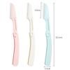 3Pcs Safe Folding Ladies Face Shaver Eyebrow Trimmer Blade Anti-Scratch Razor Makeup Tools Eyebrow Trimmer Face Razor