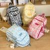 Niche Design Backpack Women's New Casual Cow Pattern Backpack Ins High School College Student Schoolbag Tide