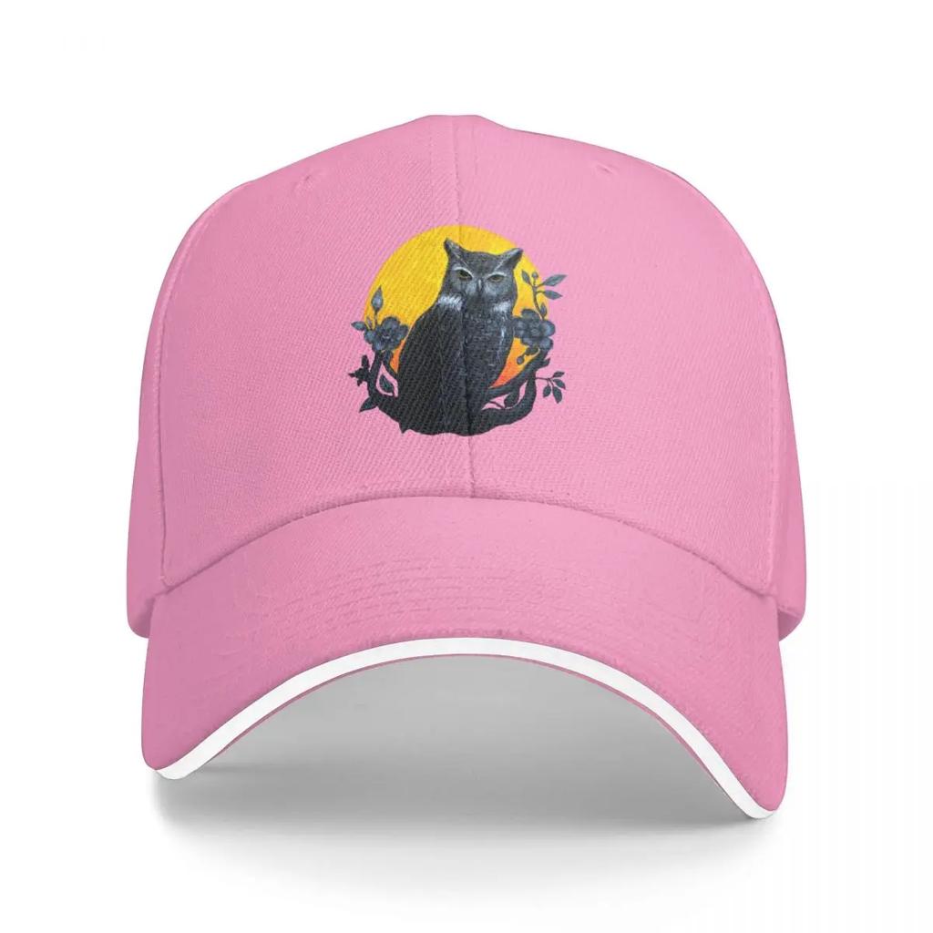 Owl Fool Moon Fairy Flowers Tshirt Woman Baseball Cap Military Man Tactical Cap Anime Hat Beach Hat Mens Hats Womens