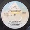 7inch Record TAYLOR DAYNE  Tell It To My Heart 109616 Arista 1988 UK Dance  Electronica Used