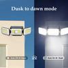 Solar Outdoor Light 368 LED Solar Security Flood Lighting with 3 Modes Adjustable Lighting Head for Garage Garden Yard Fence