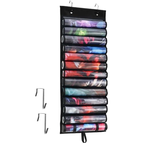 Playmat Case, Card Game Storage Mat, Dustproof, Hanging, Large Capacity, Portable, Wall Pocket