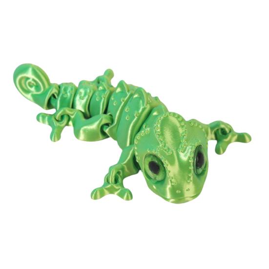 

3D-печатная шарнирная модель ящерицы-хамелеона с подвижными суставами, гибкая игрушка-антистресс-хамелеон для снятия стресса, украшение для дома, офисного стола C