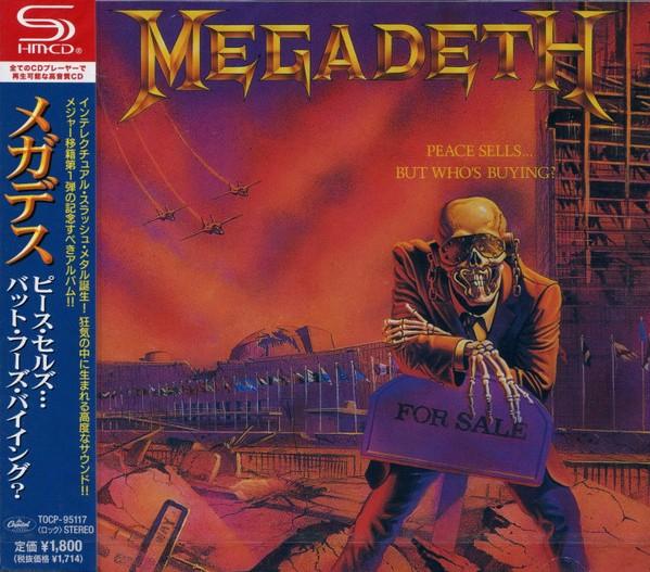 CD MEGADETH Peace Sells... Но Кто Покупает S TOCP95117 CAPITOL 2013 Япония Оби Металл