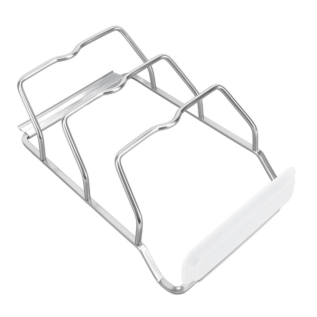 Haushaltswaren Hängender Topfdeckelhalter 3 Etagen Aluminiumlegierung Schrank Topfdeckelhalter Organizer für Teller Backbleche