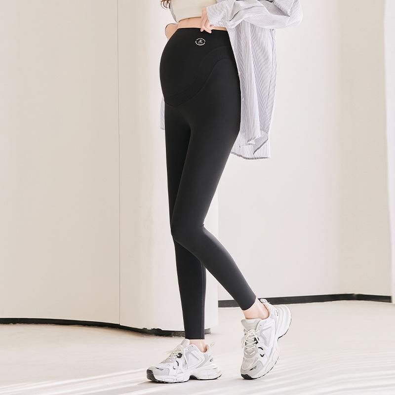 Maternity Leggings Thin Pupu Maternity New Belly Pants Pregnancy Leggings Maternity Pants Leggings Nine-point Pants